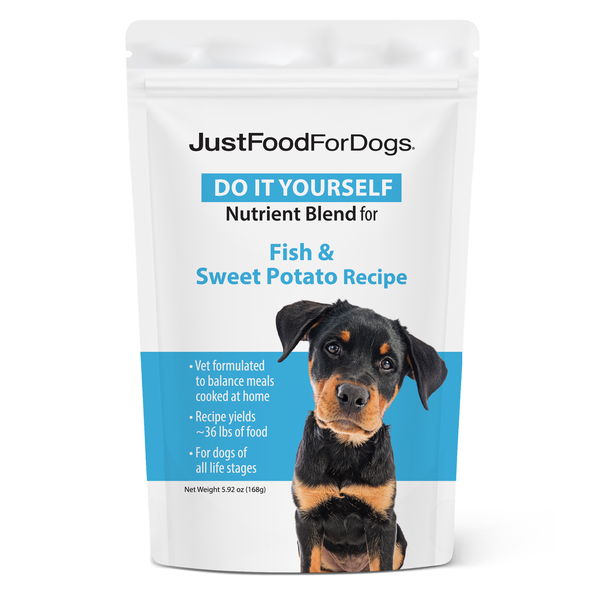 Do It Yourself Nutrient Blend Fish JustFoodForDogs